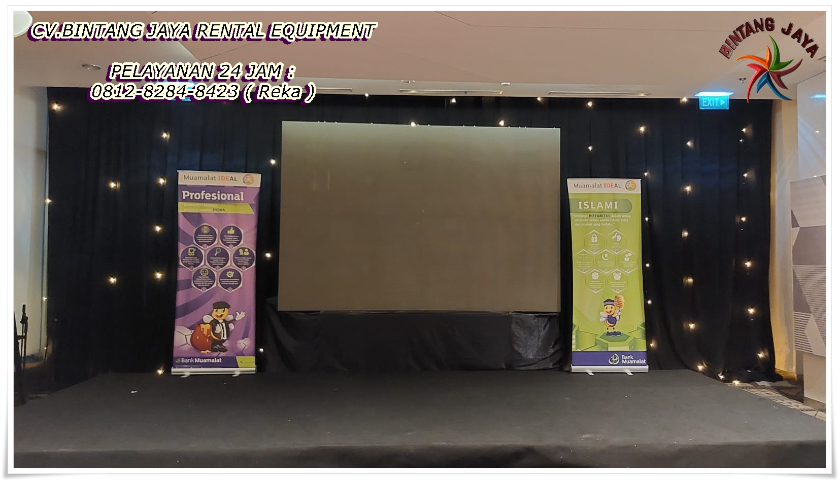 Pusat Sewa Backdrop Custome Multiplek Beji Depok