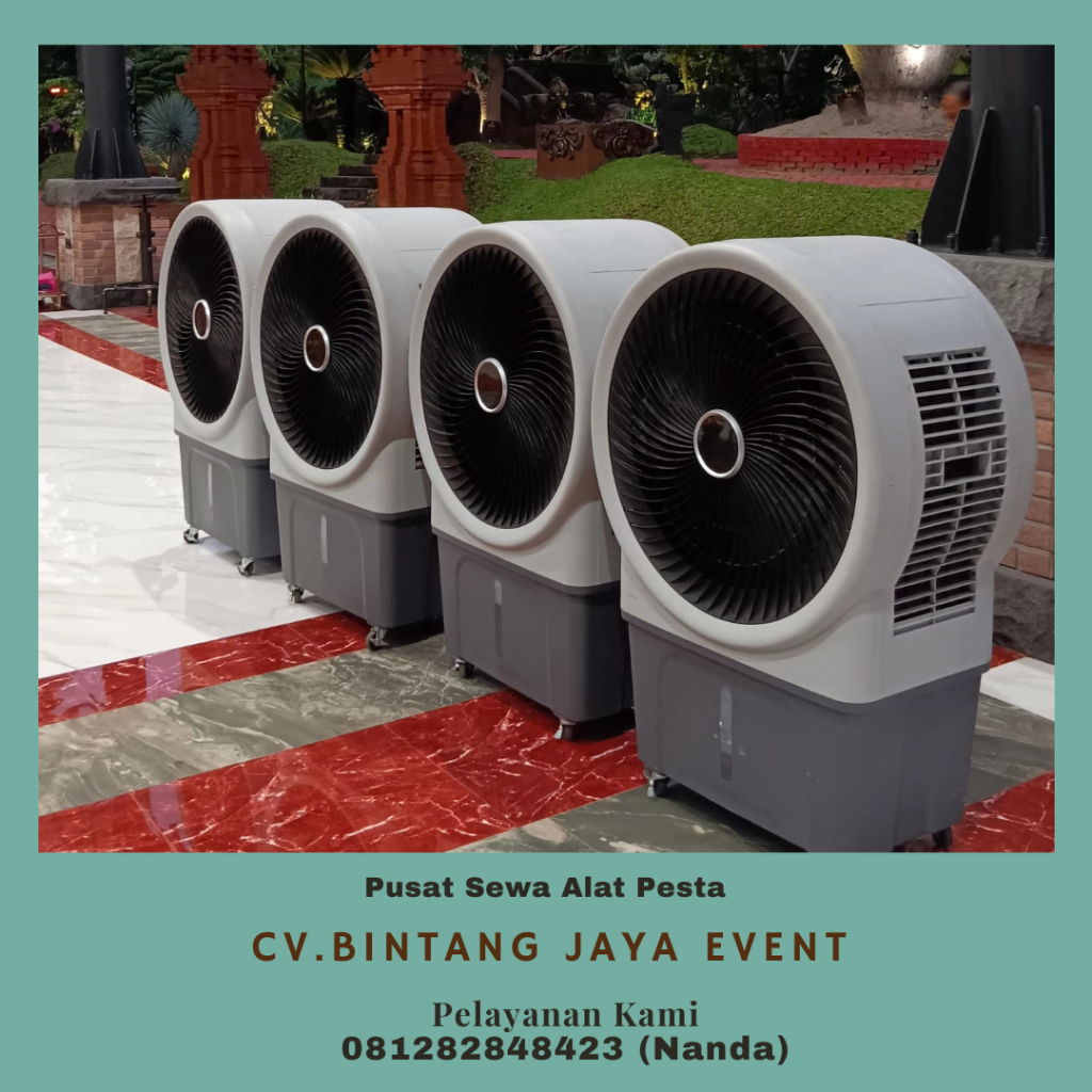 Sewa Meja 120x80cm, Kursi Dan Air Cooler Jakarta