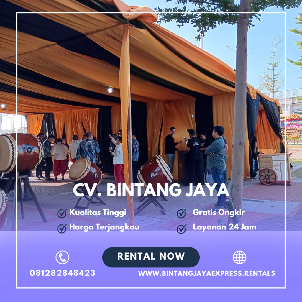 Sewa Tenda Dekor Kain Serut Dan Poni Rumbai Jakarta