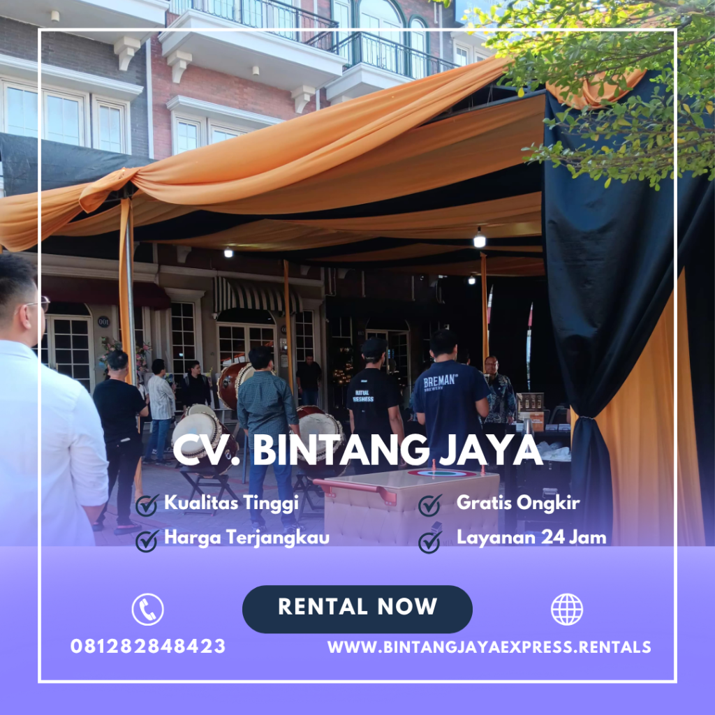 Sewa Tenda Dekor Kain Serut Dan Poni Rumbai Jakarta