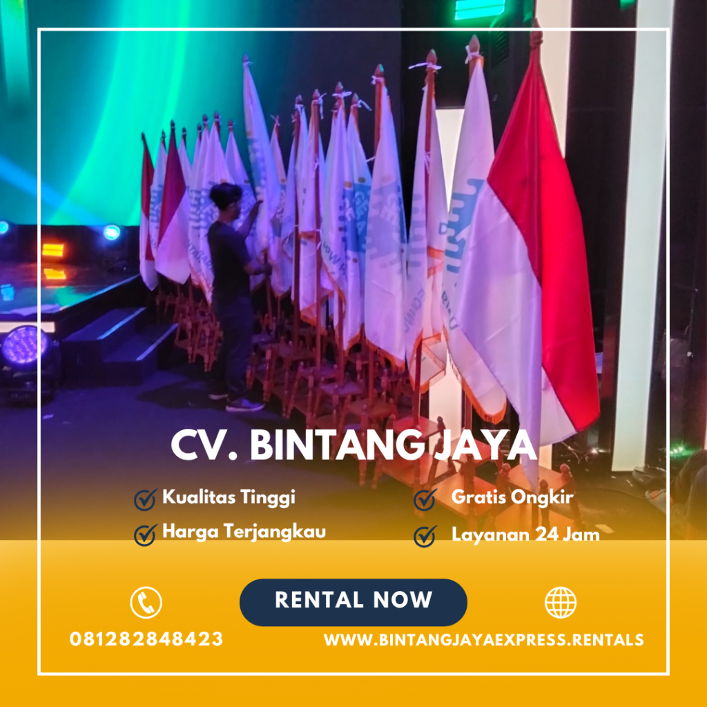 Sewa Tiang Bendera Stainless Dan Kayu VIP Bogor