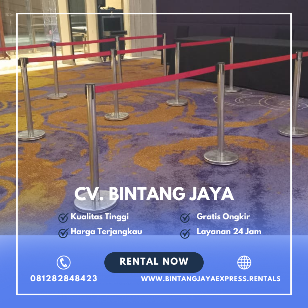 Jasa Sewa Standing Rope Pita Hitam Merah Di Bogor