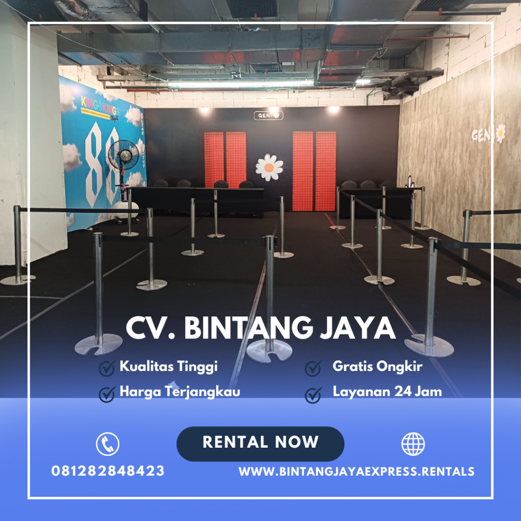 Jasa Sewa Standing Rope Pita Hitam Merah Di Bogor