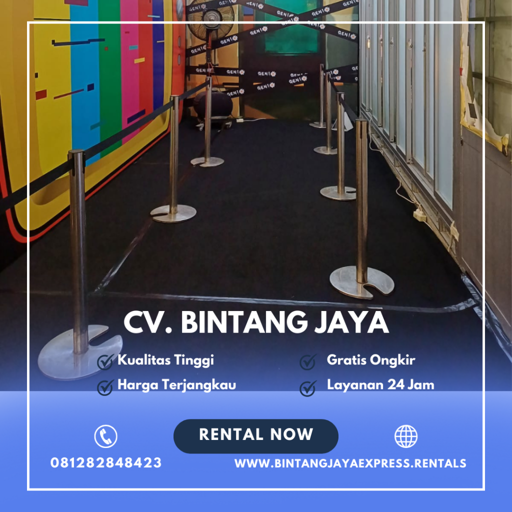 Jasa Sewa Standing Rope Pita Hitam Merah Di Bogor