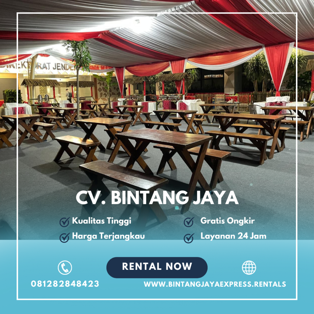 Jasa Sewa Tenda Dan Meja Kursi Taman Jakarta