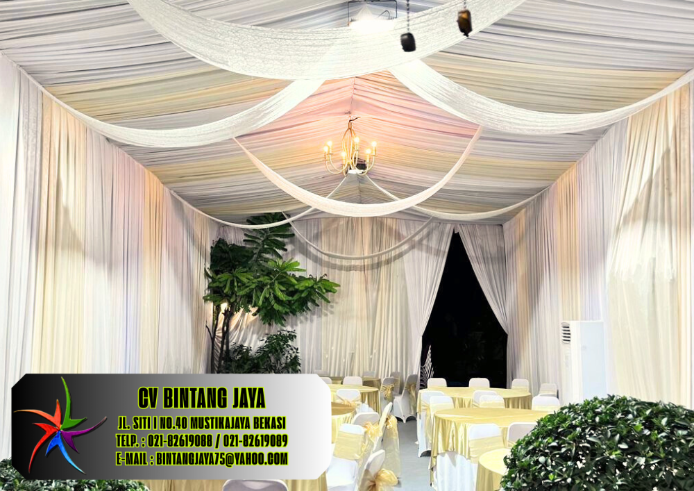 Jasa Sewa Tenda Serut Hanggar Dan Alat - Alat Pesta Pernikahan Jakarta Selatan