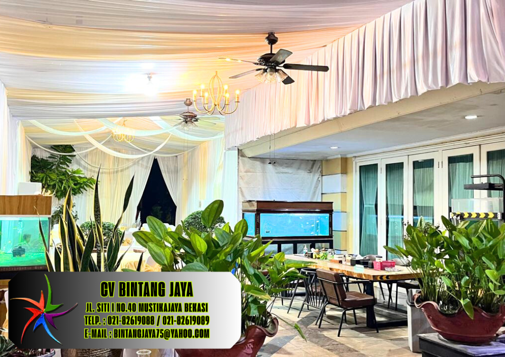 Jasa Sewa Tenda Serut Hanggar Dan Alat - Alat Pesta Pernikahan Jakarta Selatan