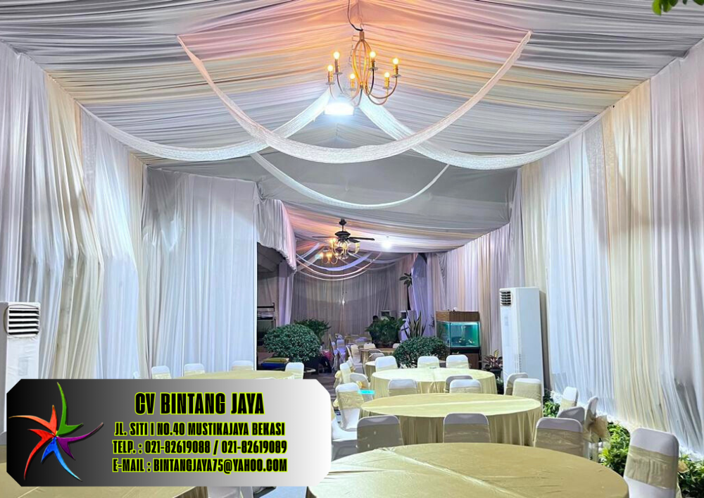 Jasa Sewa Tenda Serut Hanggar Dan Alat - Alat Pesta Pernikahan Jakarta Selatan