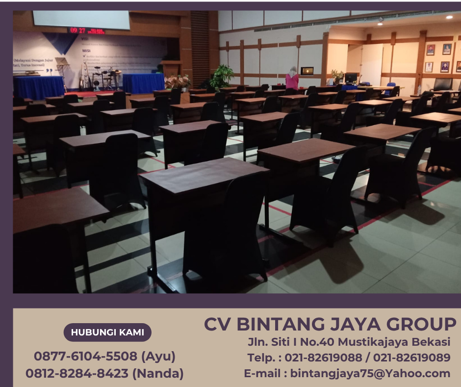 SEWA MEJA TEST TERBAIK BERSIH EVENT TANGGERANG