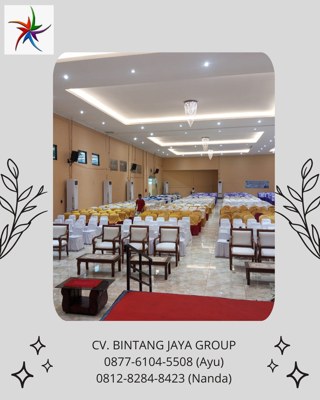 Sewa Barstool Kursi Senderan Putih Meja Vip Kayu Jakarta