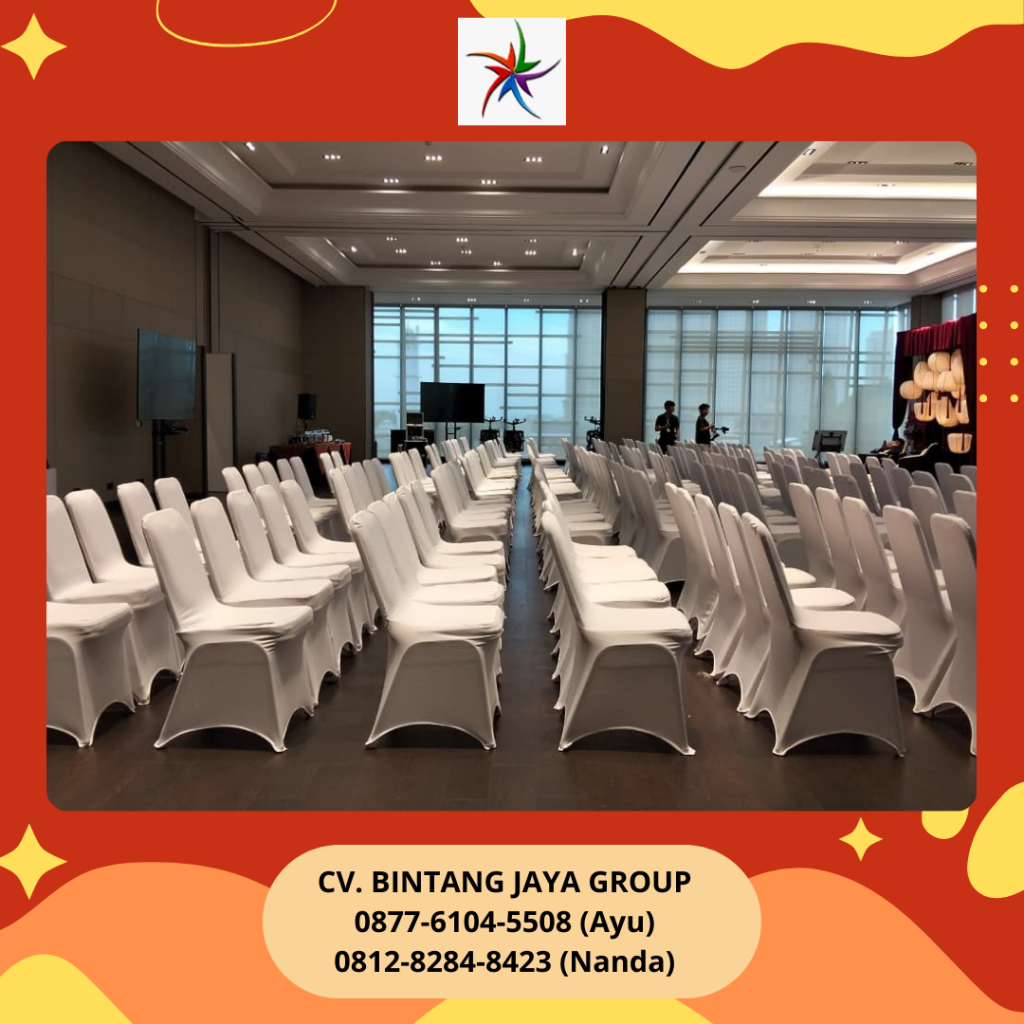 Rental Kursi Futura Cover Putih Bersih Jakarta Selatan