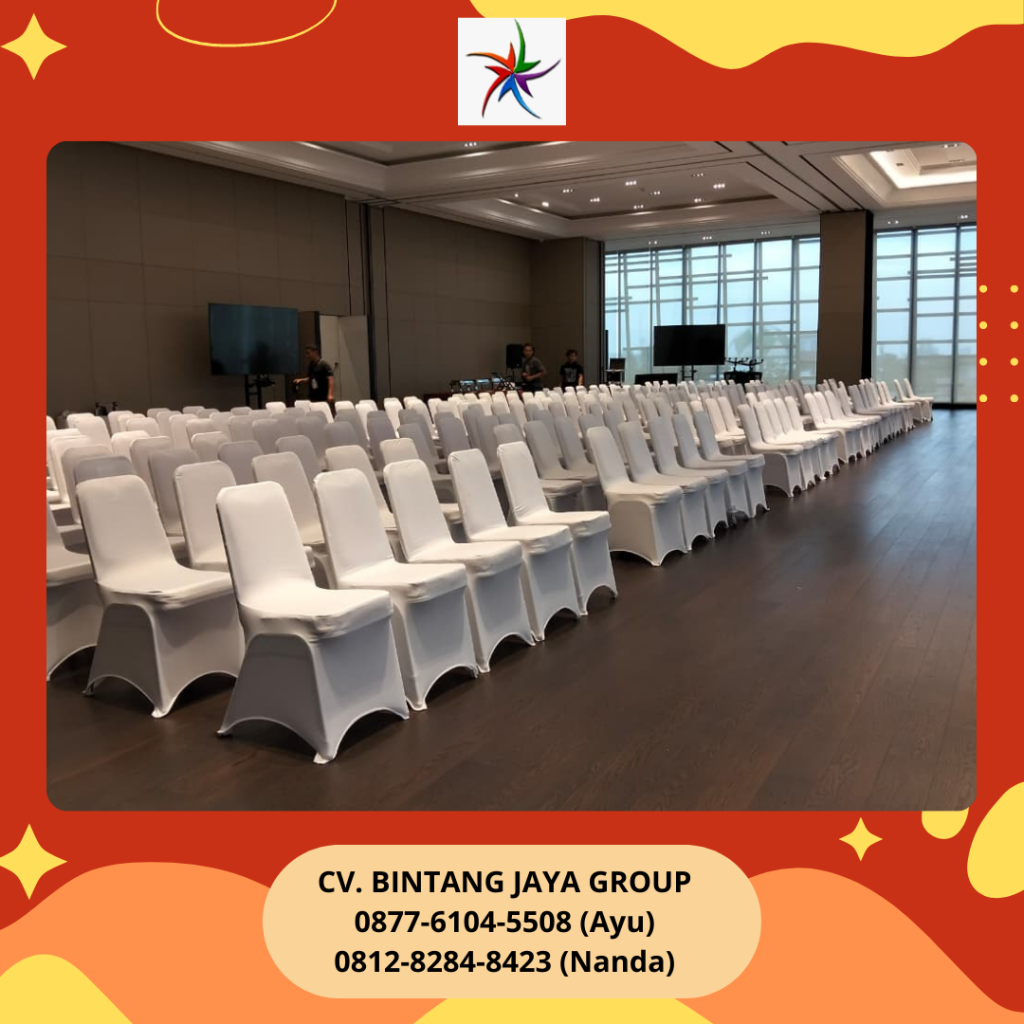 Rental Kursi Futura Cover Putih Bersih Jakarta Selatan