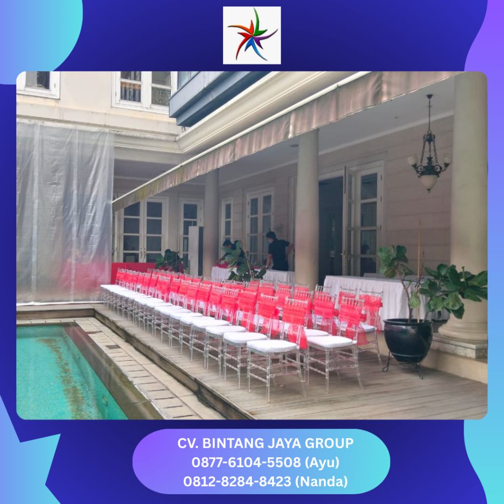 Rental Kursi Tiffany Acrylic Simprug Garden Senayan Jakarta