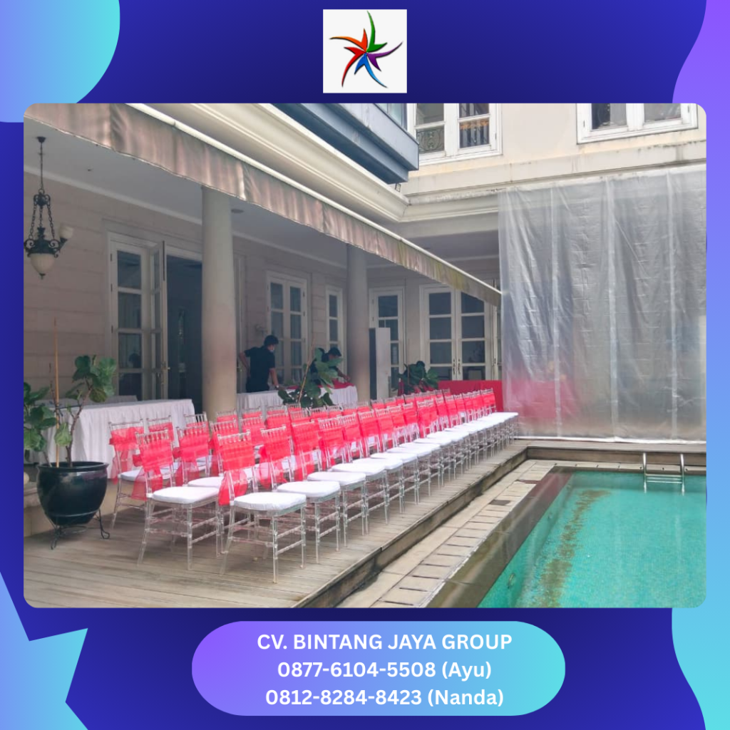 Rental Kursi Tiffany Acrylic Simprug Garden Senayan Jakarta