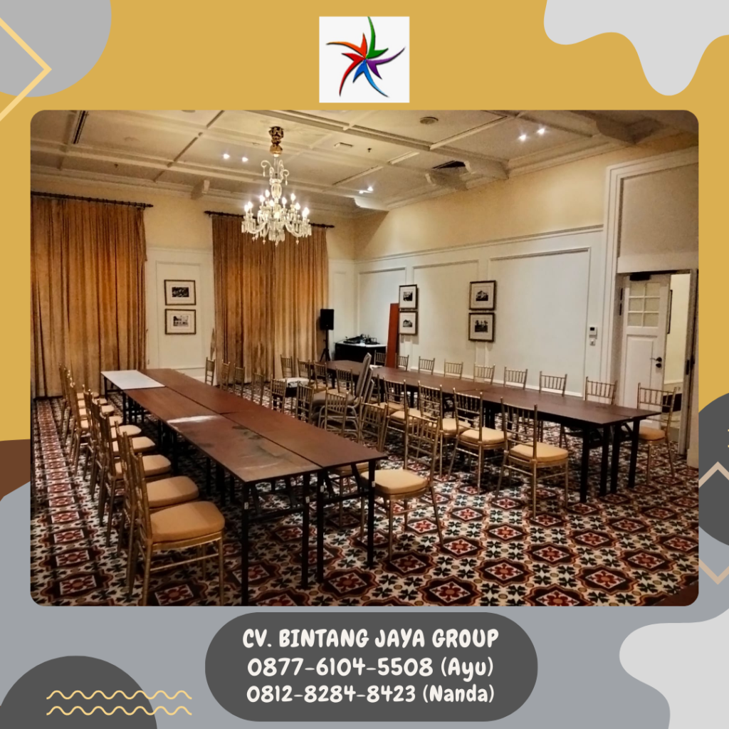 Rental Kursi Tiffany Gold Premium Jakarta Selatan