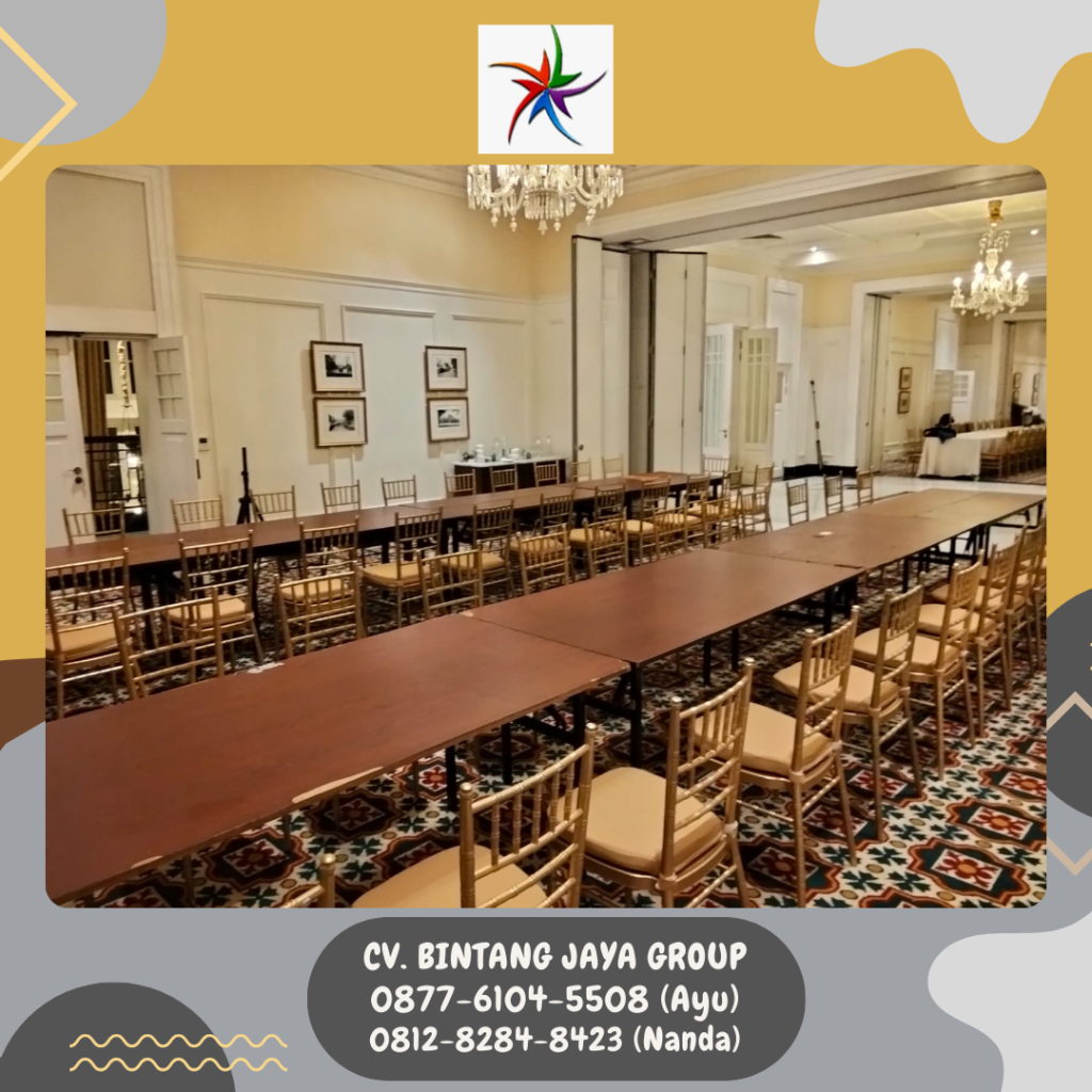 Rental Kursi Tiffany Gold Premium Jakarta Selatan