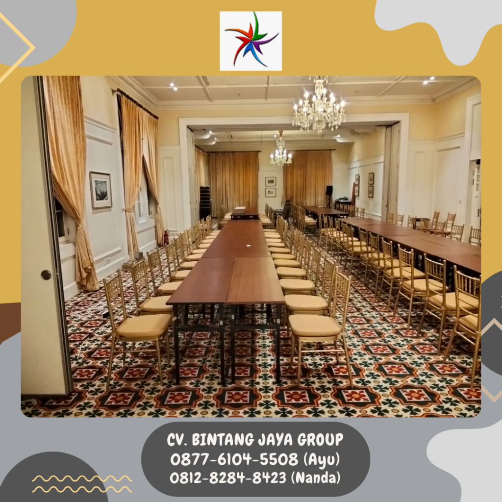 Rental Kursi Tiffany Gold Premium Jakarta Selatan