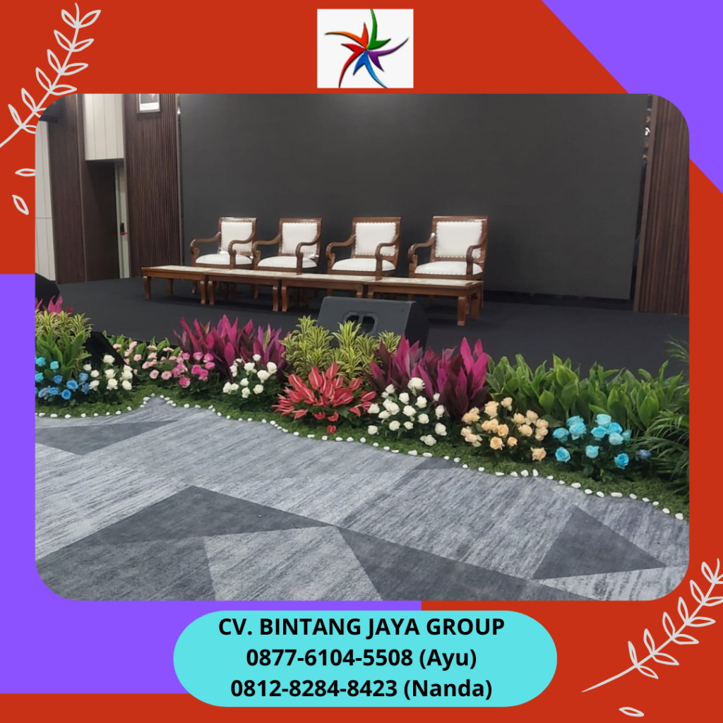 Sewa Kursi Kayu VIP,Panggung,Mini Garden,Meja Area Bekasi