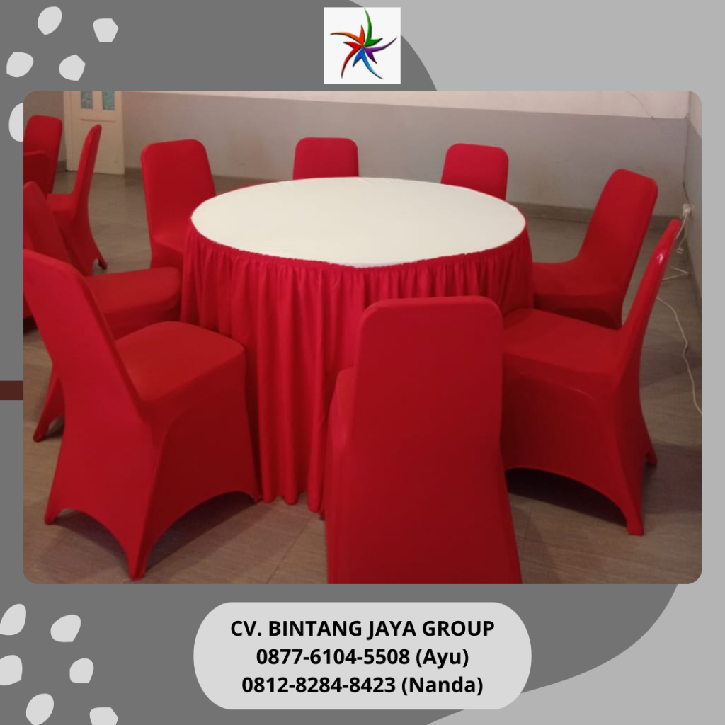 Sewa Round Table Dan Kursi Event Stainless Plaza Jamsostek Jakarta