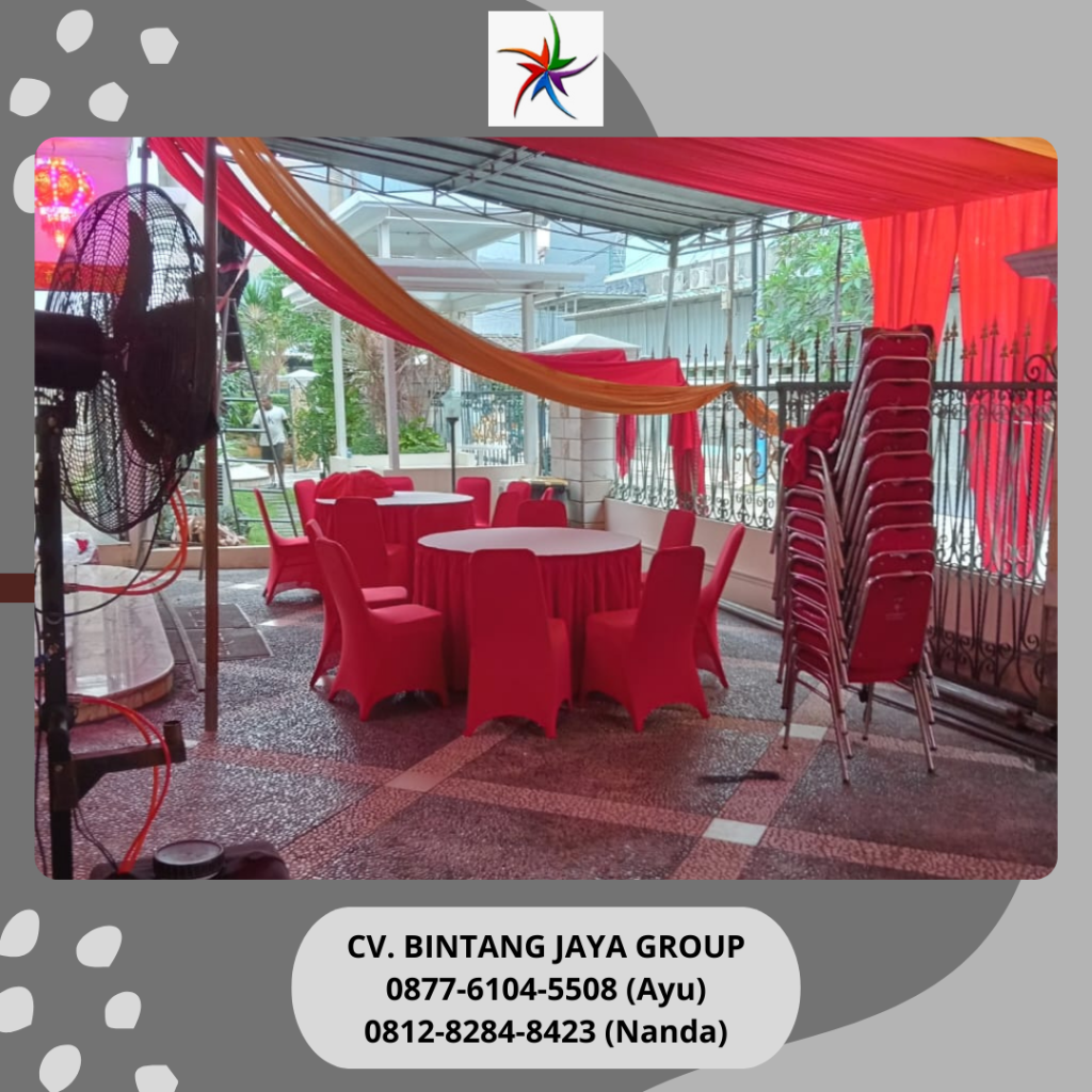 Sewa Round Table Dan Kursi Event Stainless Plaza Jamsostek Jakarta