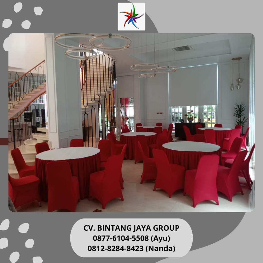 Sewa Round Table Dan Kursi Event Stainless Plaza Jamsostek Jakarta