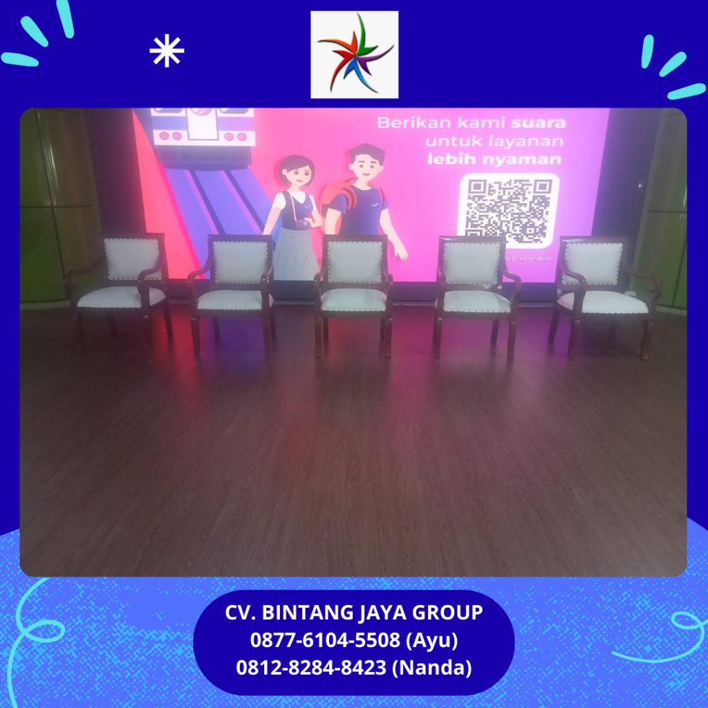 Rental Kursi VIP Kayu Berkualitas Jakarta Selatan