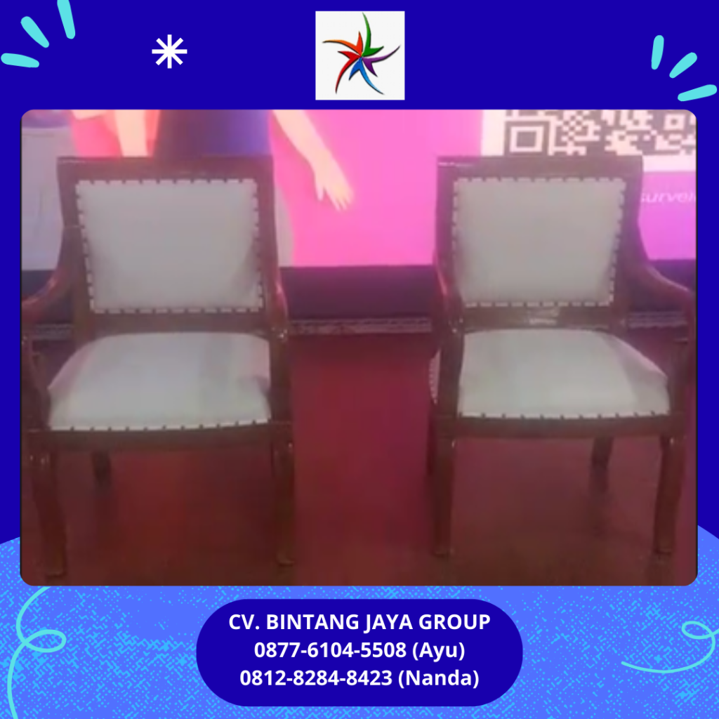 Rental Kursi VIP Kayu Berkualitas Jakarta Selatan
