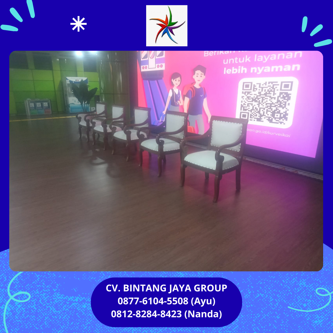 Rental Kursi VIP Kayu Berkualitas Jakarta Selatan