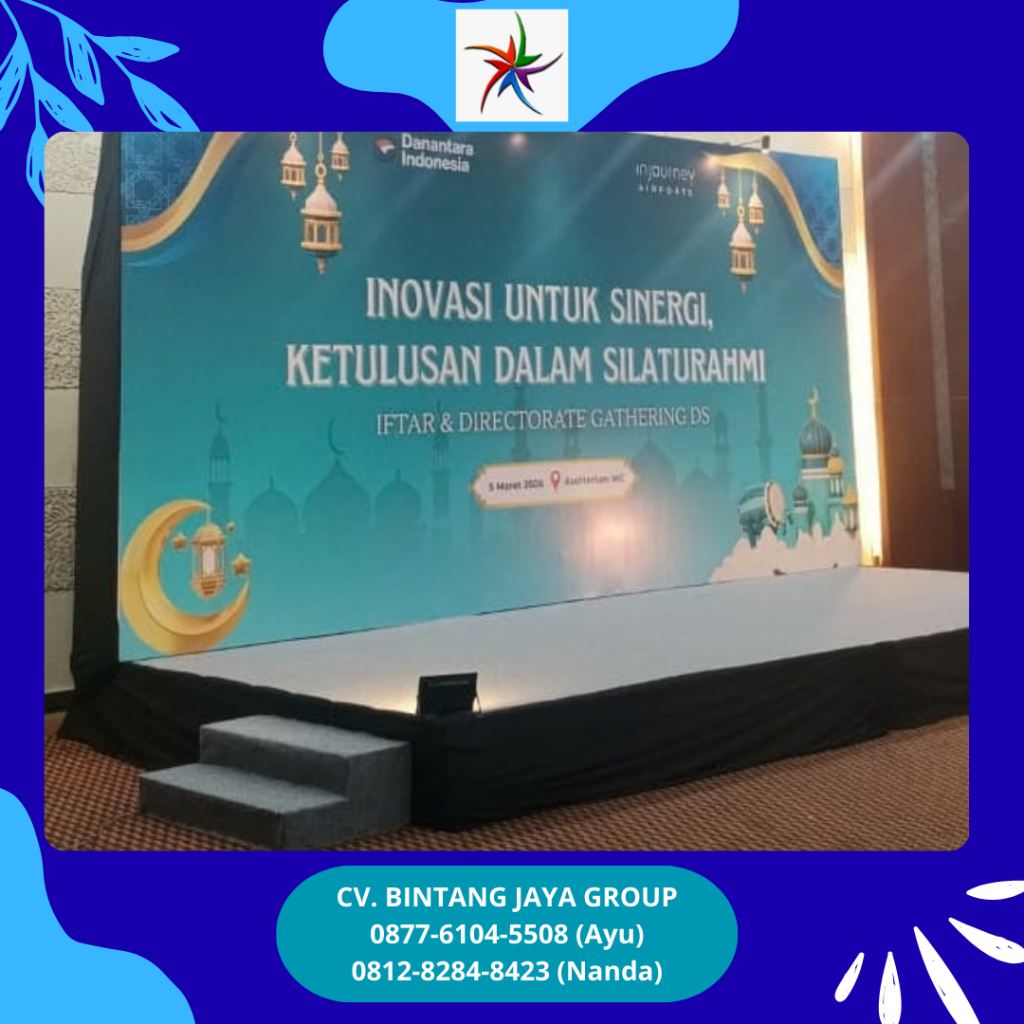 Rental Panggung Dan Karpet Buana, Backdrop, Anak Tangga, Lampu Sorot Jakarta