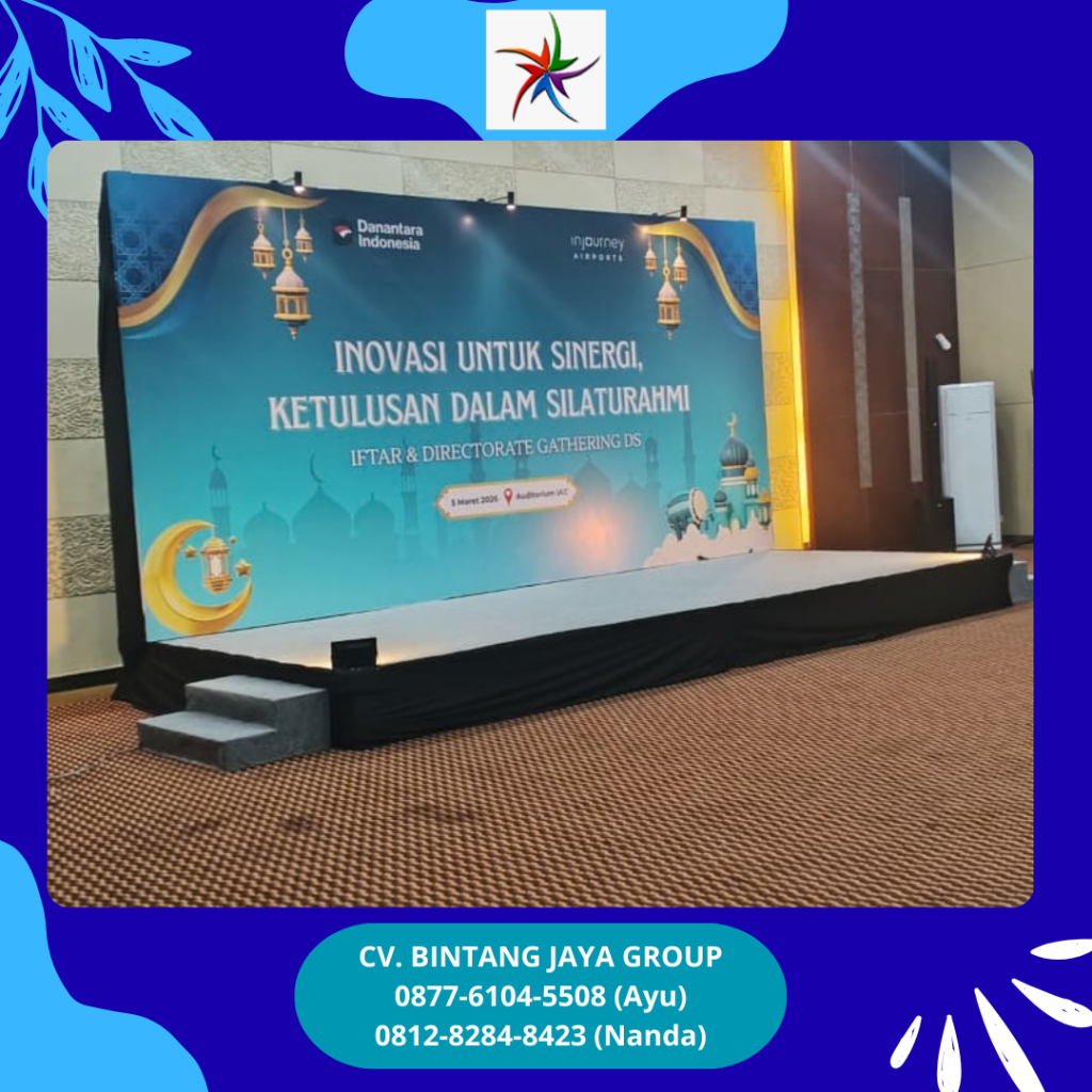 Rental Panggung Dan Karpet Buana, Backdrop, Anak Tangga, Lampu Sorot Jakarta