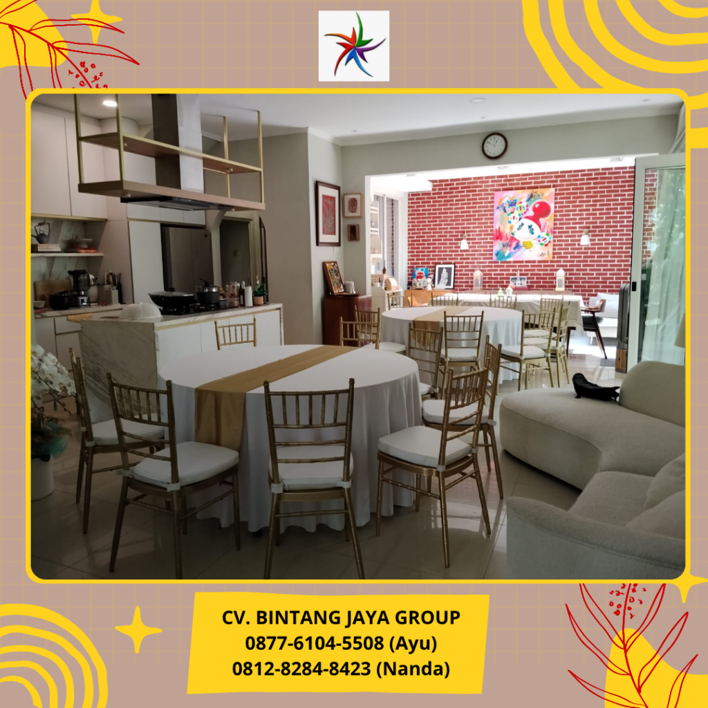 Rental Roundtable Dan Kursi Tiffany Bekasi