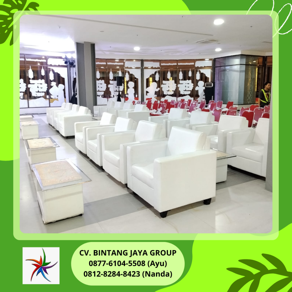 Pusat Sewa Sofa Putih Bersih Area Bogor