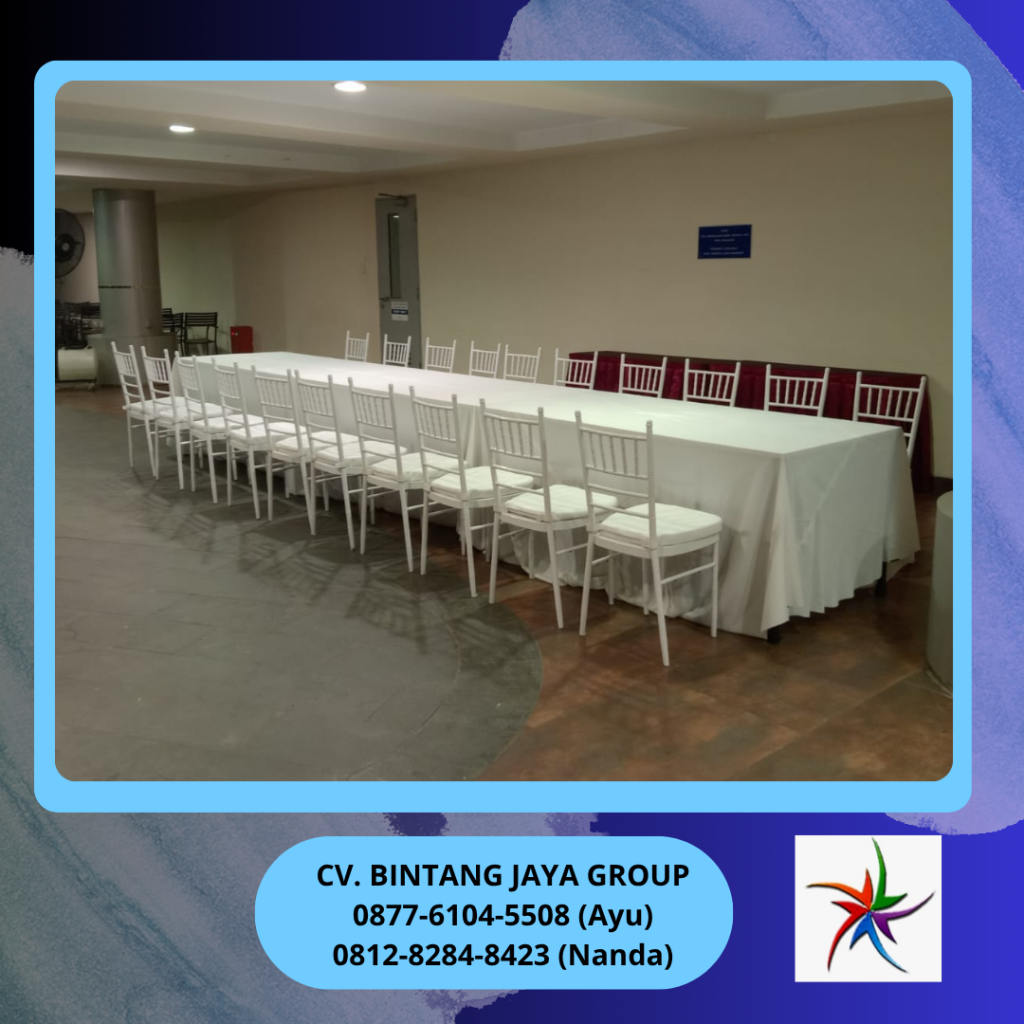 Rental Meja Ibm Dan Kursi Tiffany Bogor