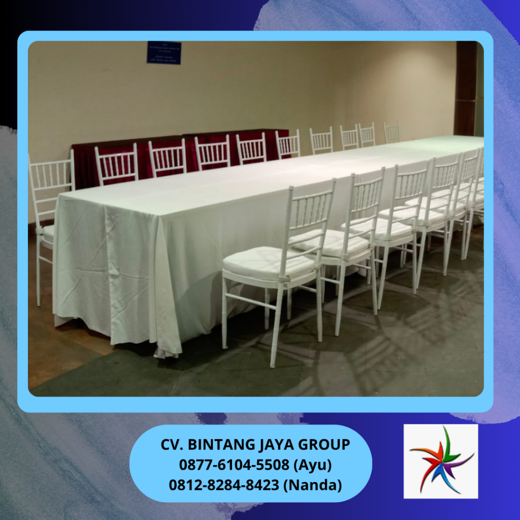 Rental Meja Ibm Dan Kursi Tiffany Bogor