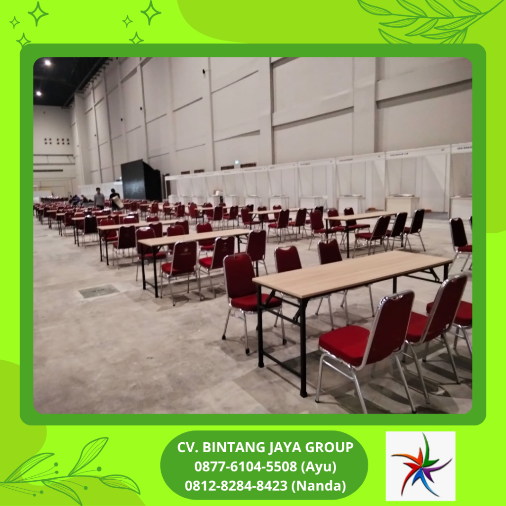 Sewa Kursi Dan Meja Kotak HPL Area PIK 2
