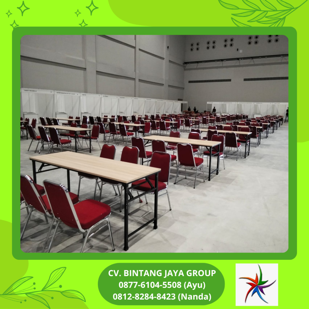 Sewa Kursi Dan Meja Kotak HPL Area PIK 2