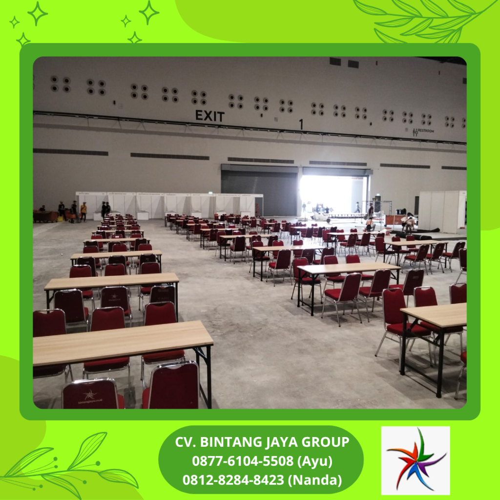 Sewa Kursi Dan Meja Kotak HPL Area PIK 2
