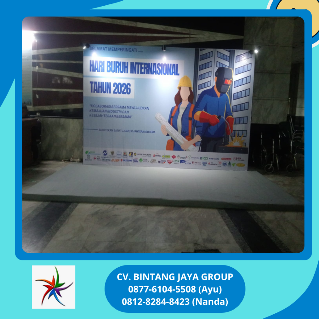 Rental Backdrop Dan Panggung Karpet Hitam Tangerang