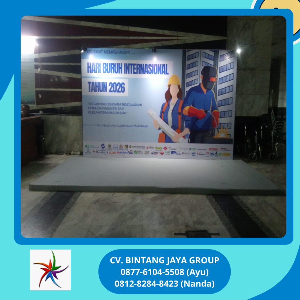 Rental Backdrop Dan Panggung Karpet Hitam Tangerang
