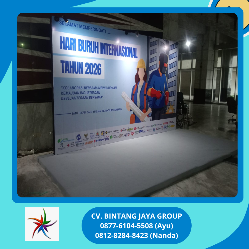 Rental Backdrop Dan Panggung Karpet Hitam Tangerang