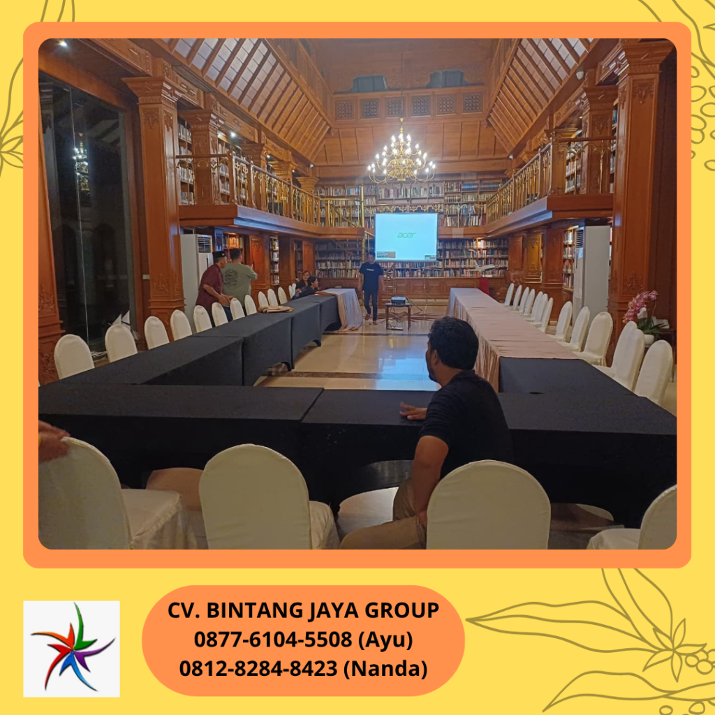 Sewa Meja Barstool,Meja Ibm Event Wisma Habibie Jakarta