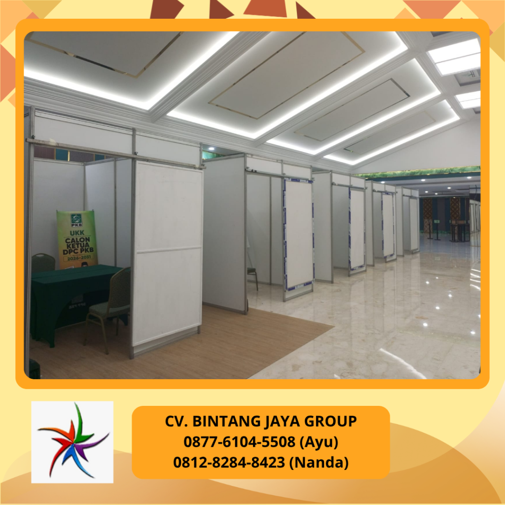 Sewa Partisi Ruangan Warna Putih Kuat Dan Kokoh Tangerang