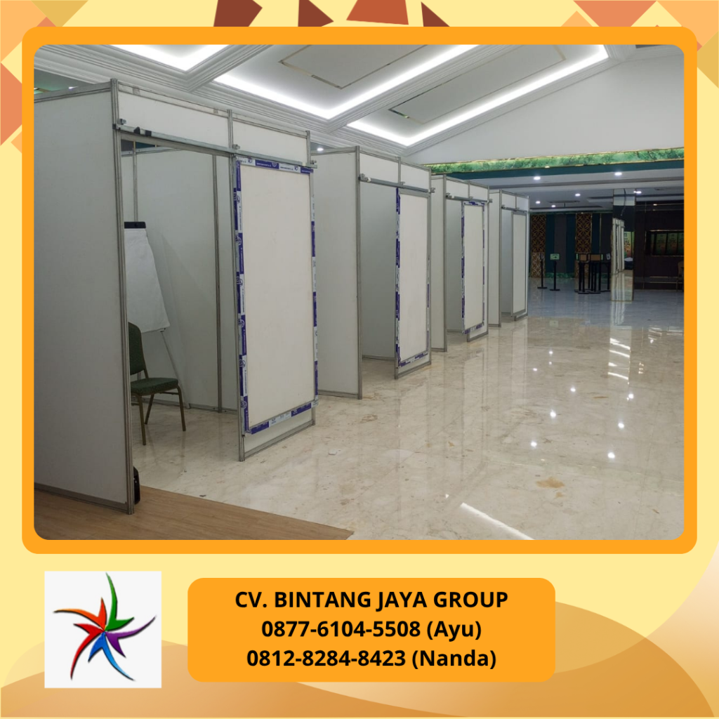 Sewa Partisi Ruangan Warna Putih Kuat Dan Kokoh Tangerang