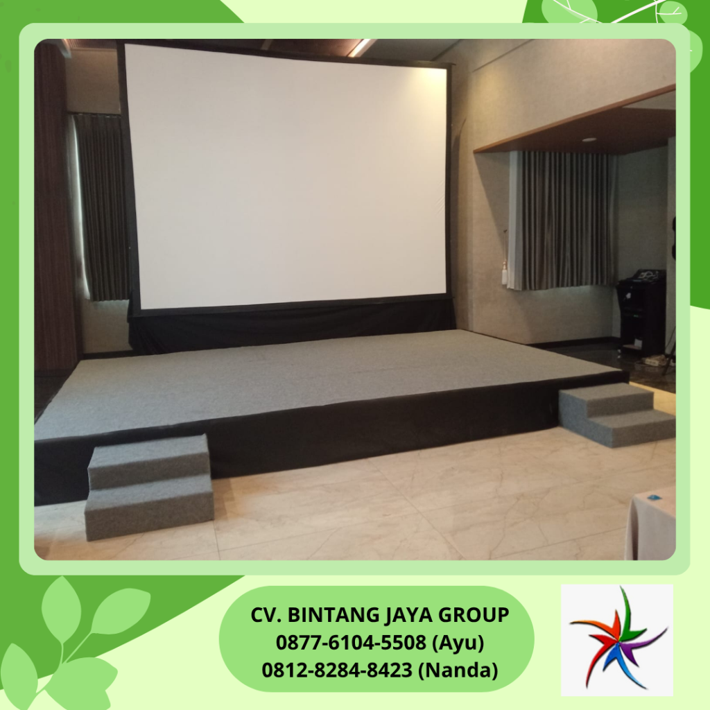 Rental PANGGUNG KOTAK COVER KARPET Jakarta Selatan