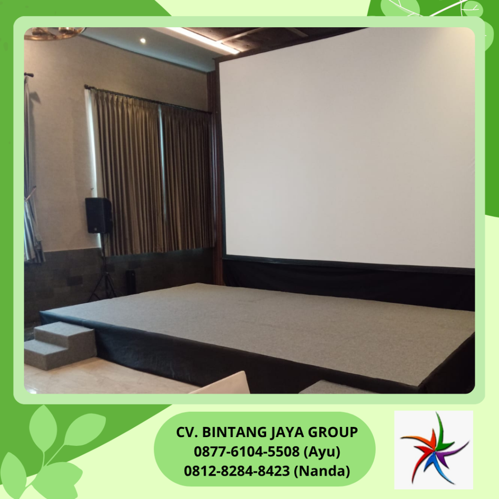 Rental PANGGUNG KOTAK COVER KARPET Jakarta Selatan
