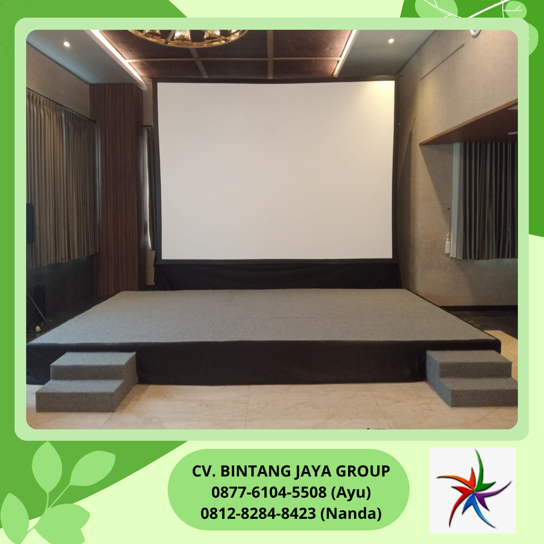 Rental PANGGUNG KOTAK COVER KARPET Jakarta Selatan