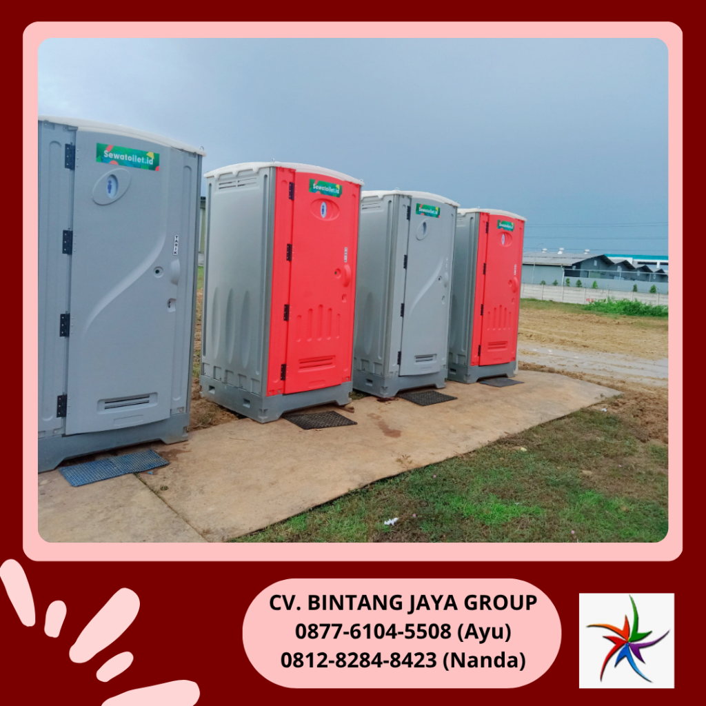 Sewa Panggung Karpet Abu-abu Poni Hitam,Toilet Portable Jakarta