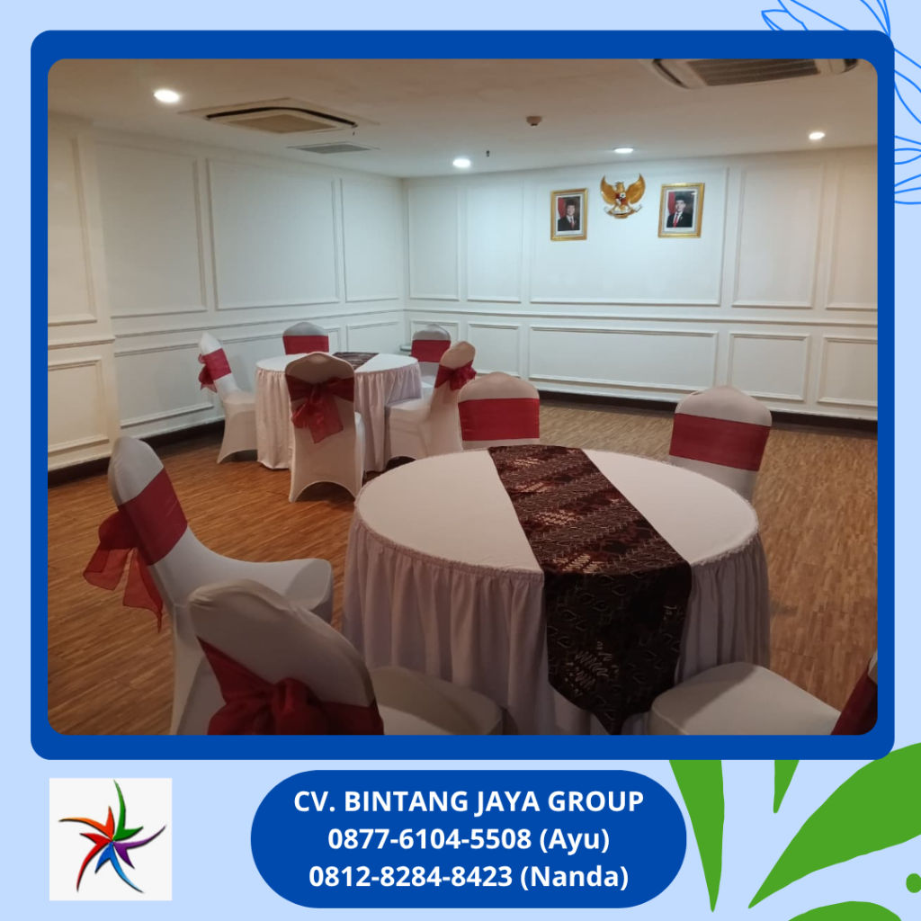 Sewa Round Table Dan Cover Kursi Event Lippo Kuningan