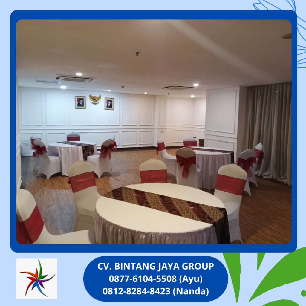 Sewa Round Table Dan Cover Kursi Event Lippo Kuningan