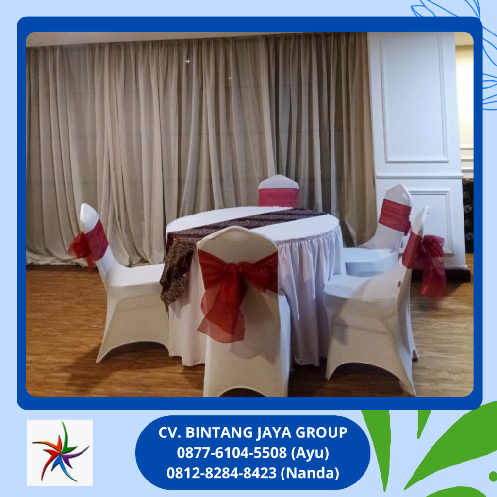Sewa Round Table Dan Cover Kursi Event Lippo Kuningan